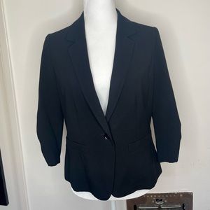 Eliza J Ruched Sleeve Blazer